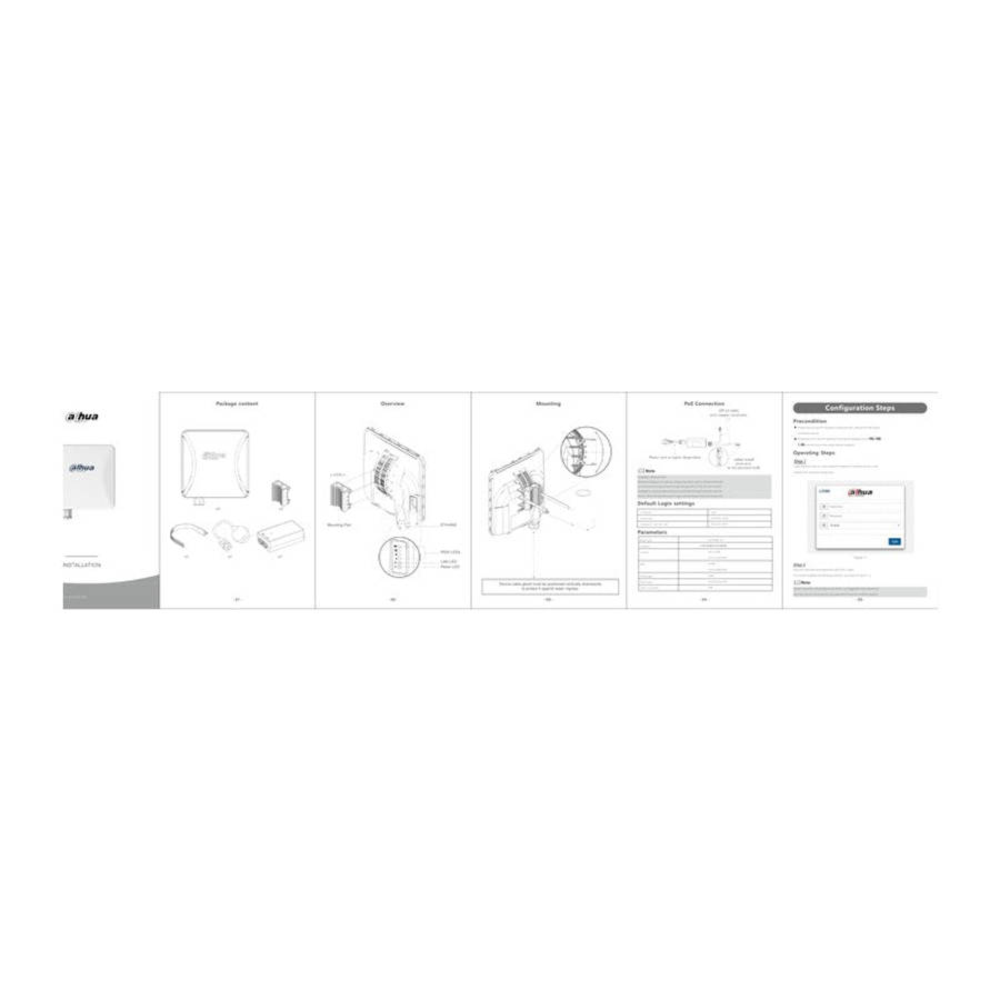 Dahua Wireless 5GHz 5KM 300Mbps 15dBi Outdoor CPE