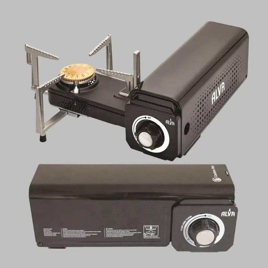 Alva Mini Fold-Up Butane Canister Camping Stove