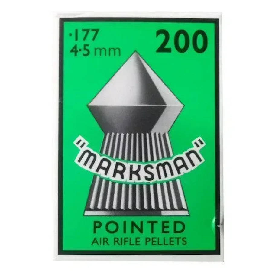 10 X Marksman .177 Cal Pointed Pellets 200's (Bulk 10 Box Buy)