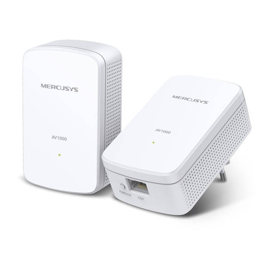 MERCUSYS AV1000 1000BPS  GIGABIT POWERLINE KIT