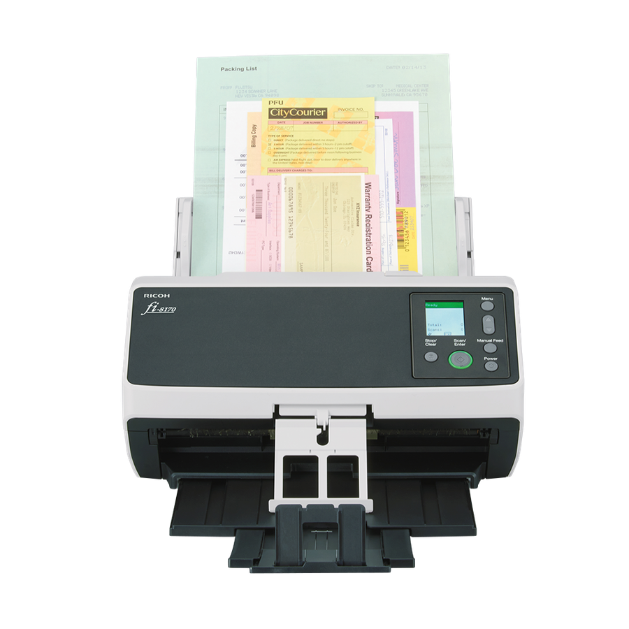 Ricoh fi-8170 A4 70ppm/140ipm Duplex ADF USB3.2 LED Desktop Workgroup Scanner -please purchase cl...