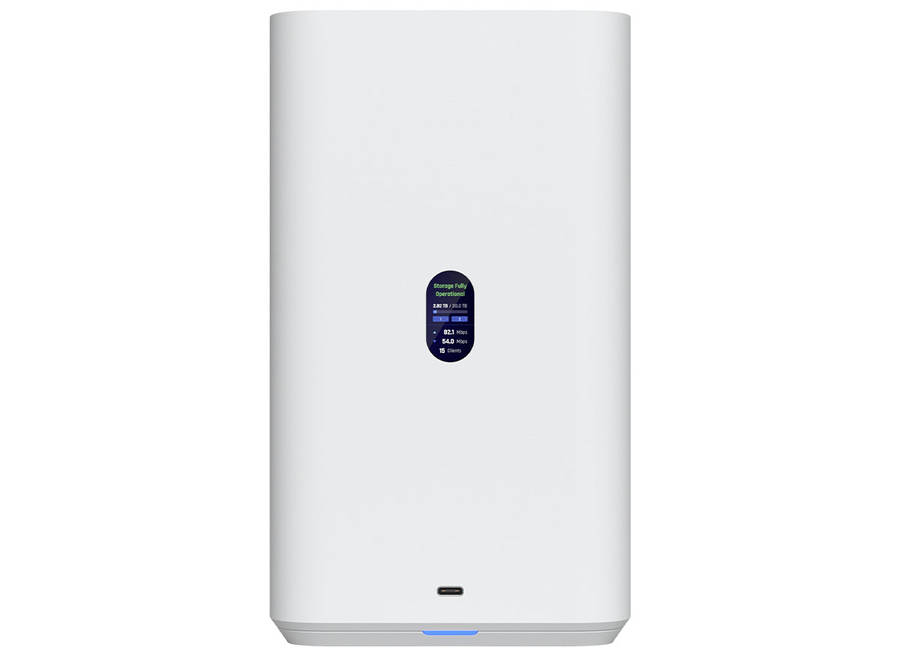 Ubiquiti UniFi White UNAS 2.5Gbps Ethernet 2x 3.5" HDD bays