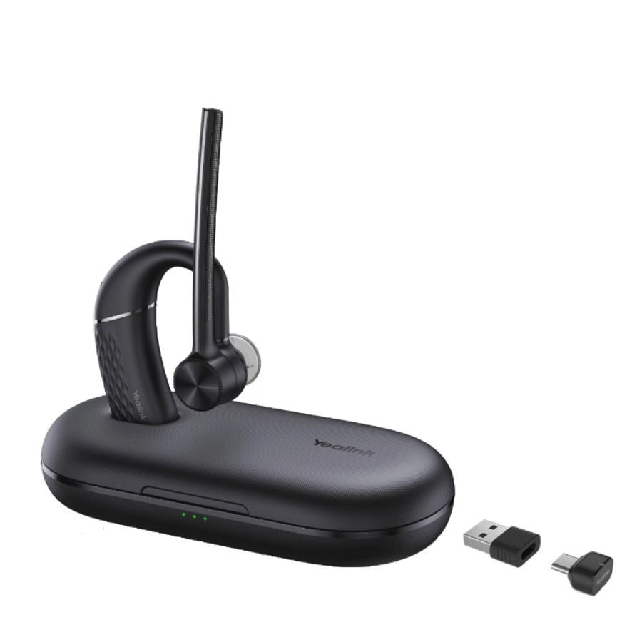 Yealink BH71 PRO Mono Bluetooth Headset With BT51 USB-C/A Dongle And Portable Charging Case