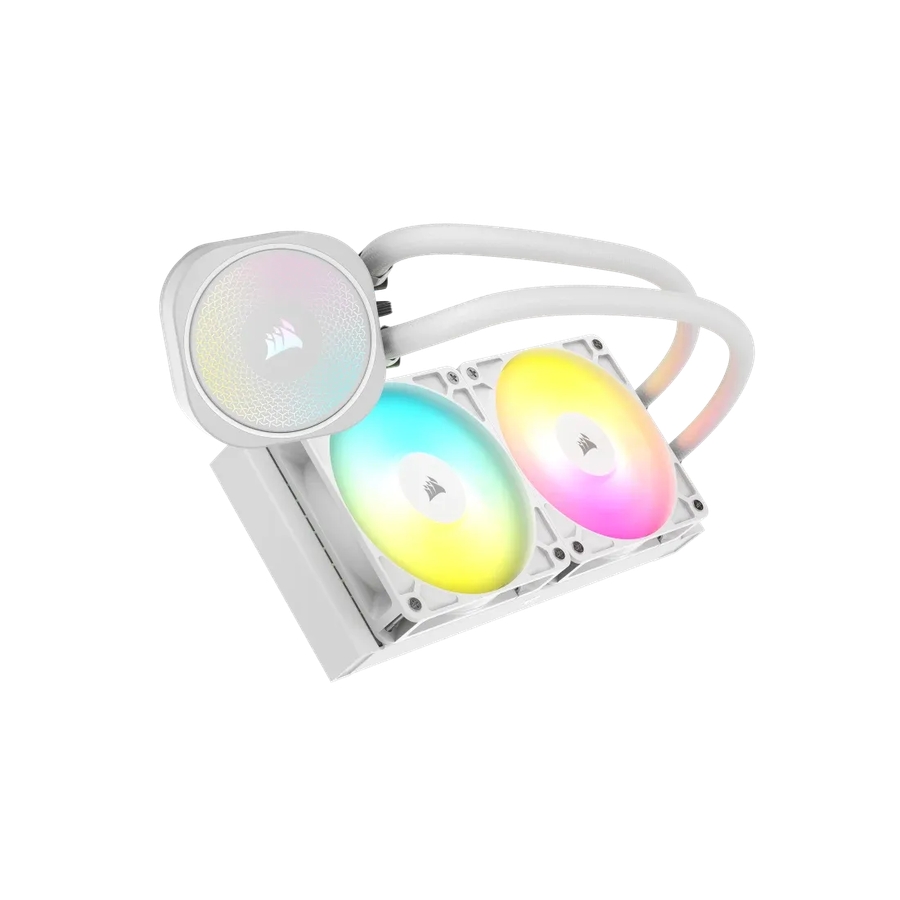 Corsair NAUTILUS 240 ARGB White; 240mm Radiator; Liquid CPU Cooler; Intel® LGA 1851/1700; AMD® ...