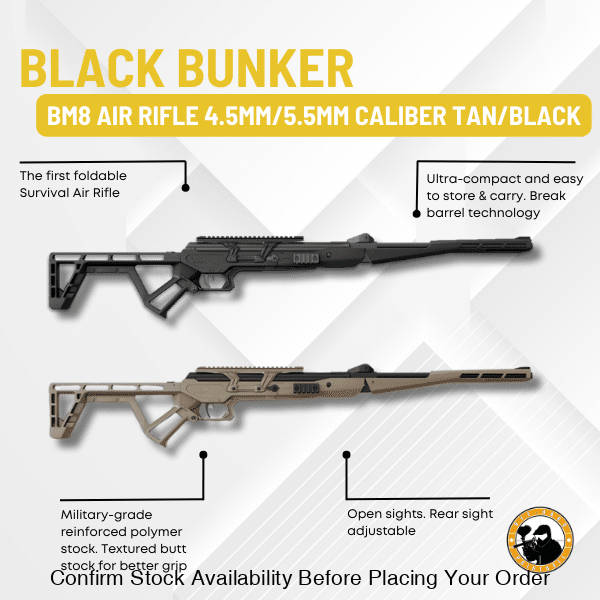 Bunker BM8 Air Rifle 4.5mm Black