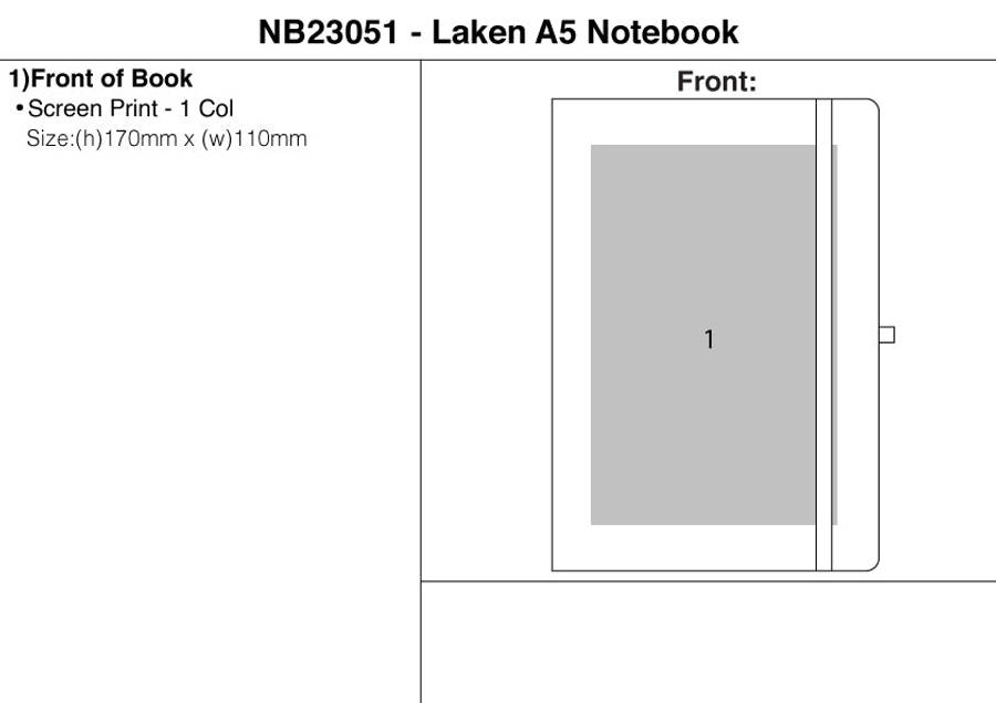 Laken A5 Notebook