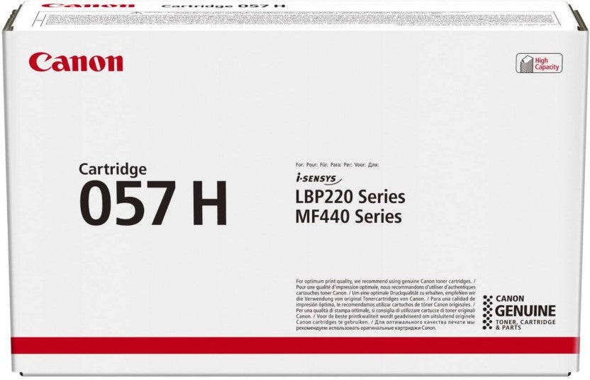 Canon 057 H Black Toner Cartridge - 057H BK
