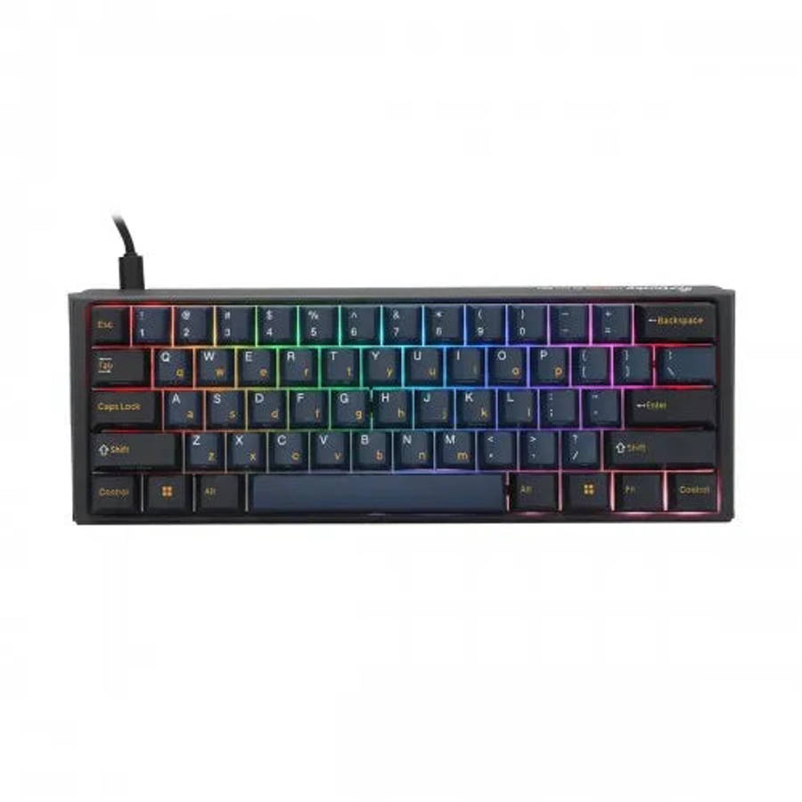 Ducky Keyboard One 3 Pro 60% Mechanical Keyboard; RGB; PBT Tripple Shot Keycaps  - Cherry MX2A Br...