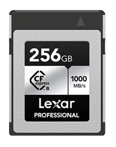 Lexar 256GB Professional CFexpress Type-B Memory Card (Silver Series) 1000MB/s