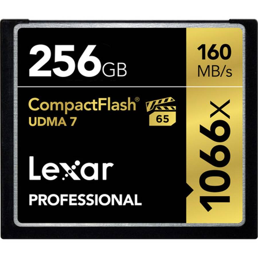 Lexar Professional 256GB 1066x CF Memory Card (160MB/s)
