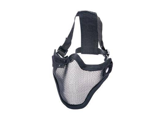 Metal Mesh Mask Lower Half Black 17316