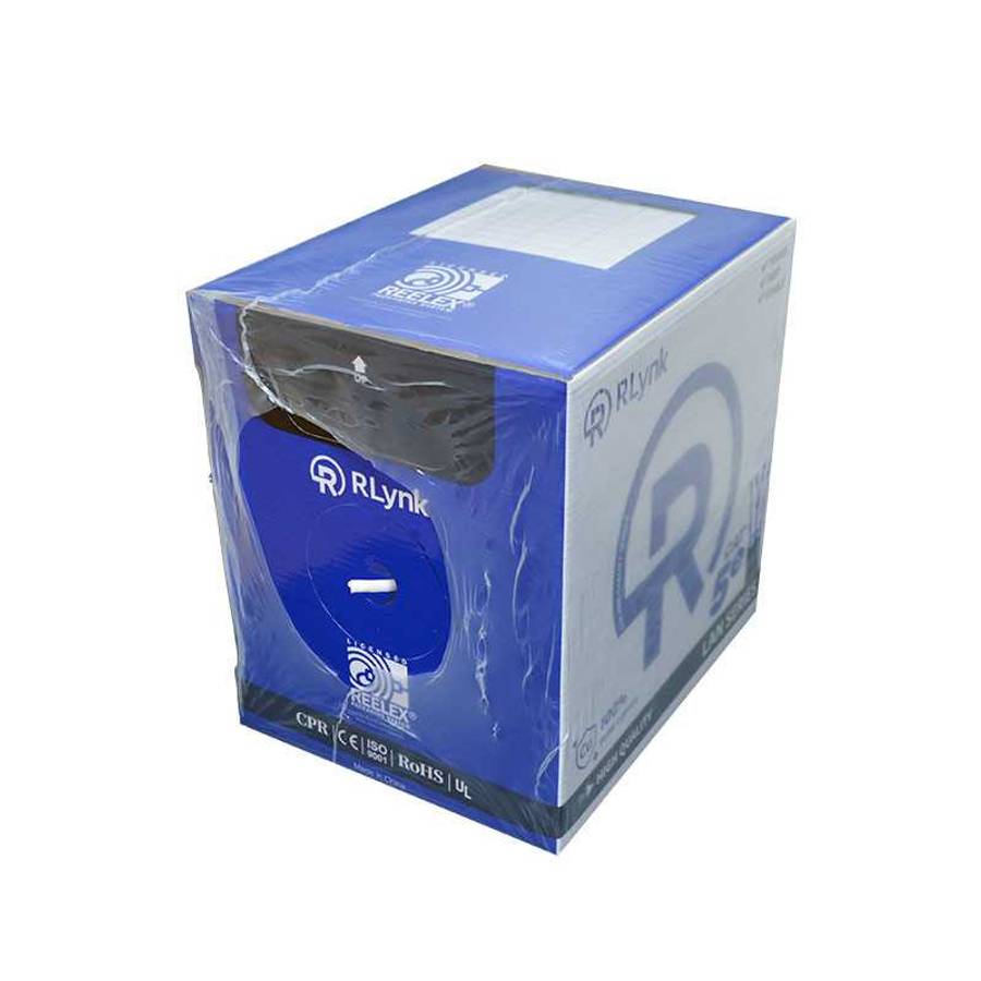 RLynk CAT5E Solid Copper UTP Cable 0.5mm 305 m Reelex box