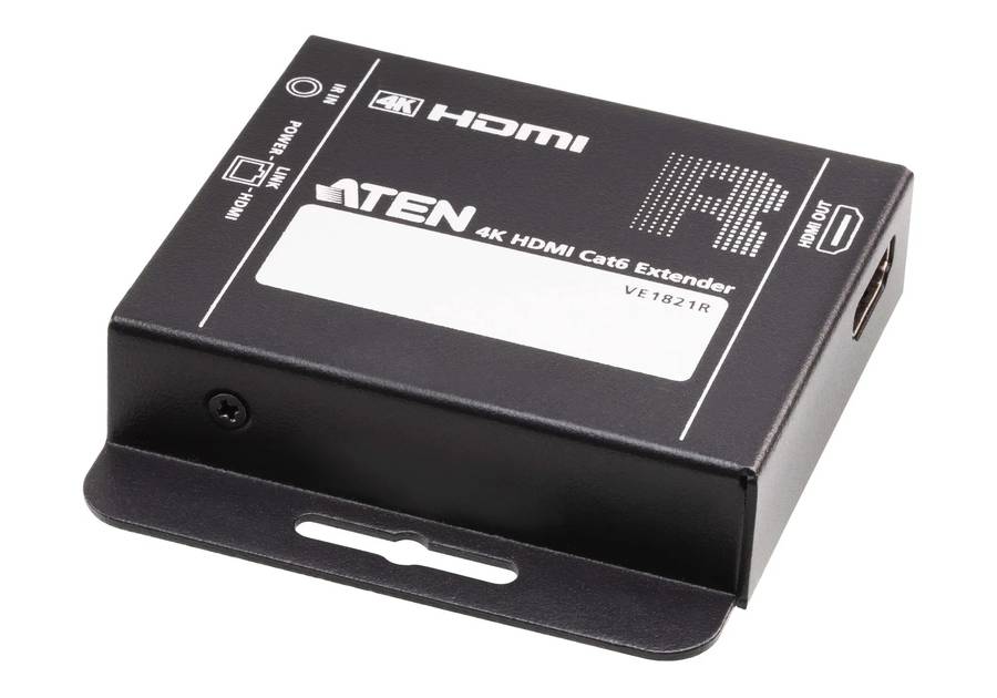 4-Port 4K HDMI Cat 6 Splitter with Receivers - 1 splitter and 8 receivers