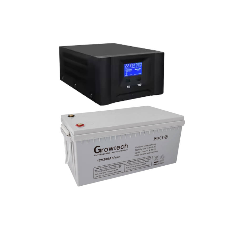 1000W ECCO UPS Inverter Pure Sine Wave 12V + 200AH Gel Battery Loadshedding Combo