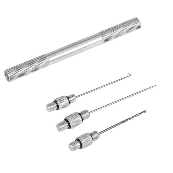 Carp Fishing Bait Needle Kit 4 Piece Set Aluminium