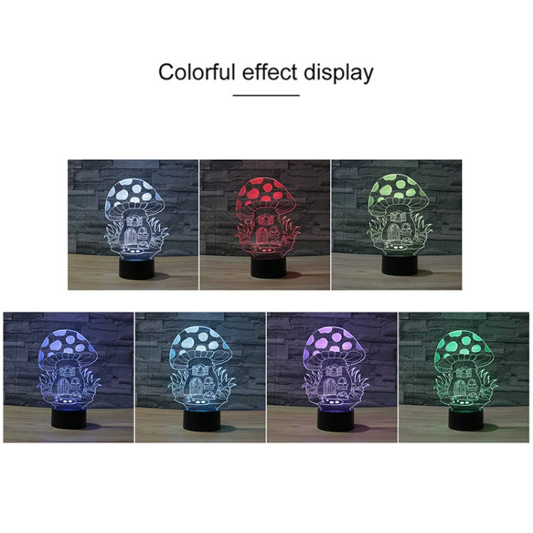 LED Night Light Decorative Mushroom Image