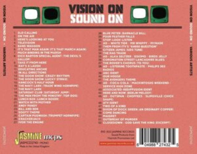 Various Artists - Vision On / Sound On (Rarities Celebrating A Century Of Uk Broadcasting) (CD)