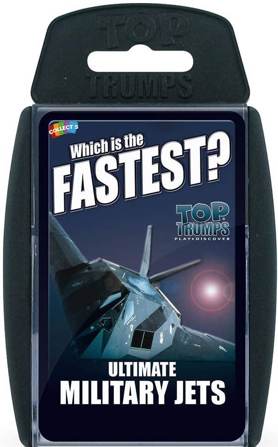 Top Trumps Card Game Classics Ultimate Military Jets