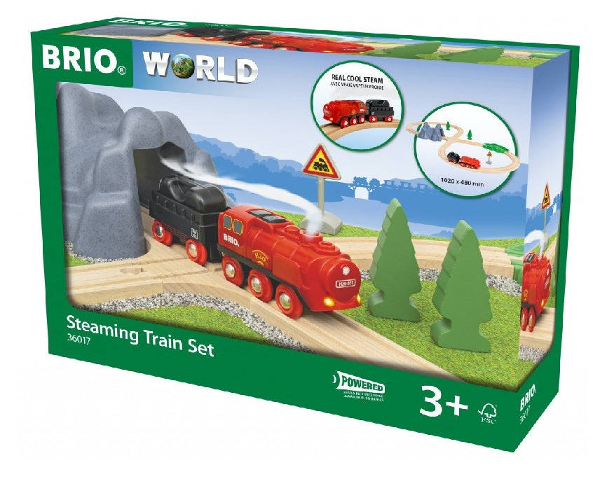BRIO - Steaming Train Set (36017)