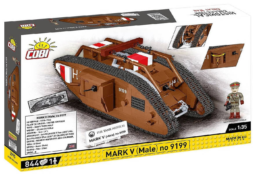 Cobi - World War I - Mark V 844 pcs