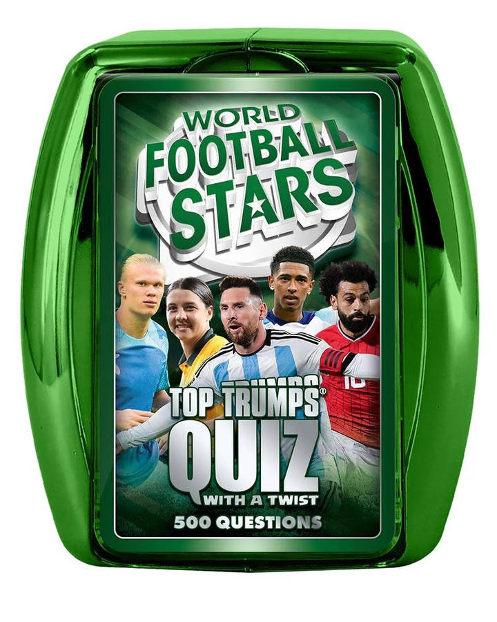 Top Trumps Card Game Quiz - World Football Stars Green