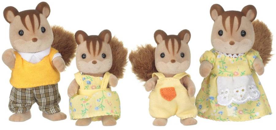 Sylvanian Families - Walnut Squirrel Family