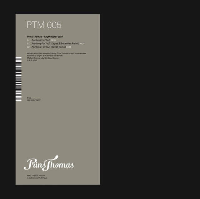 Prins Thomas - Anything For You? (Vinyl)