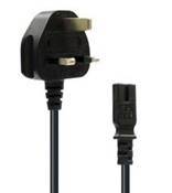 UK Power Cable (Figure 8 Lead) - for PS5, PS4, Xbox Series X, Xbox One S, PS2 & PS3 SLIM (OEM) (PS5)