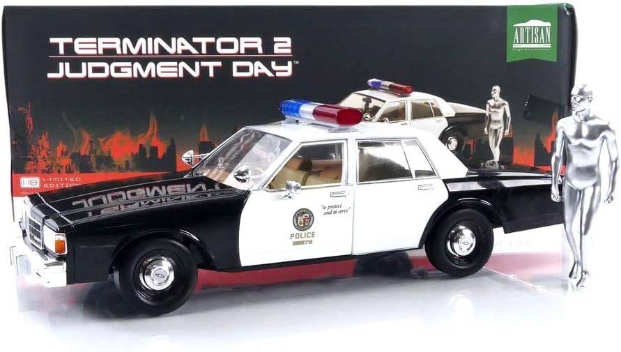 Greenlight Collectibles - 1/18 Artisan Collection - Terminator 2 (1991) - 1987 Cheverolet Caprice...