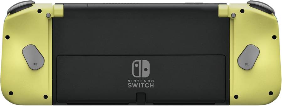 Hori Split Pad Compact (Light Grey/Yellow) - Switch