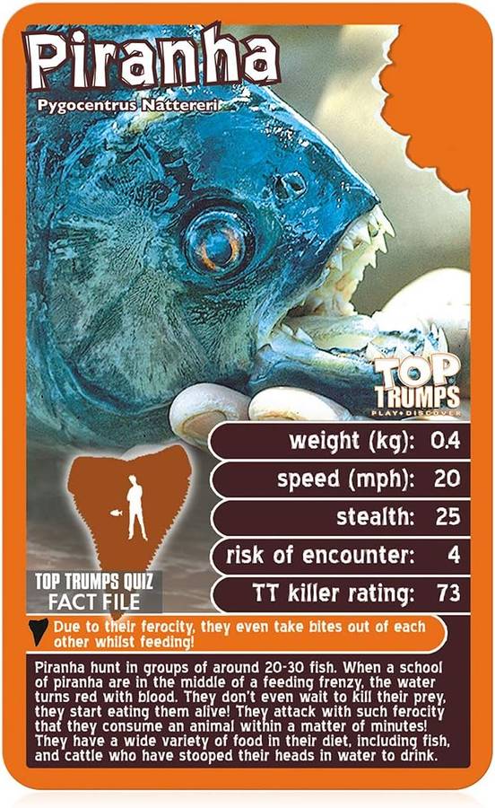 Top Trumps Card Game Classics Predators