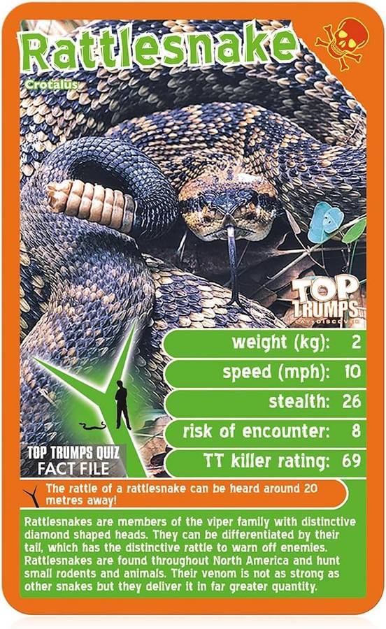 Top Trumps Card Game Classics Predators