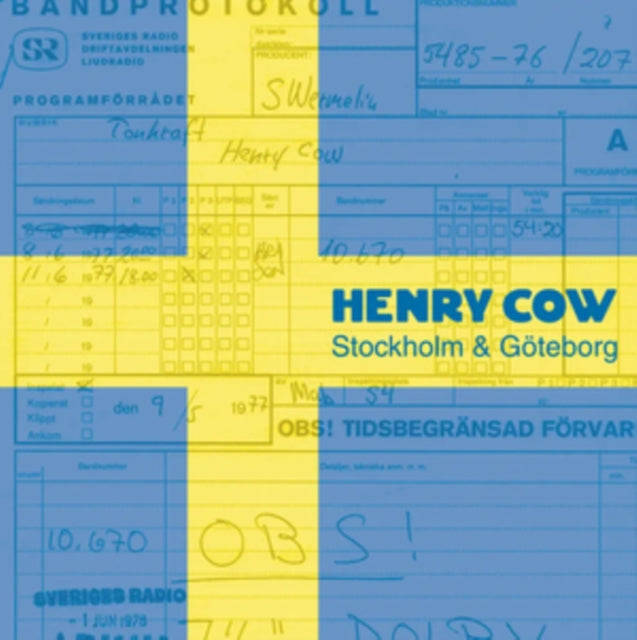 Henry Cow - Stockholm & Goteborg (Vinyl)