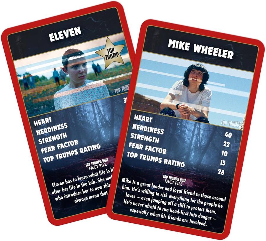 Top Trumps Card Game Limited Edition Stranger Things