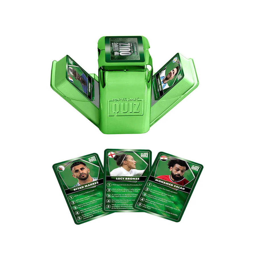 Top Trumps Card Game Quiz - World Football Stars Green