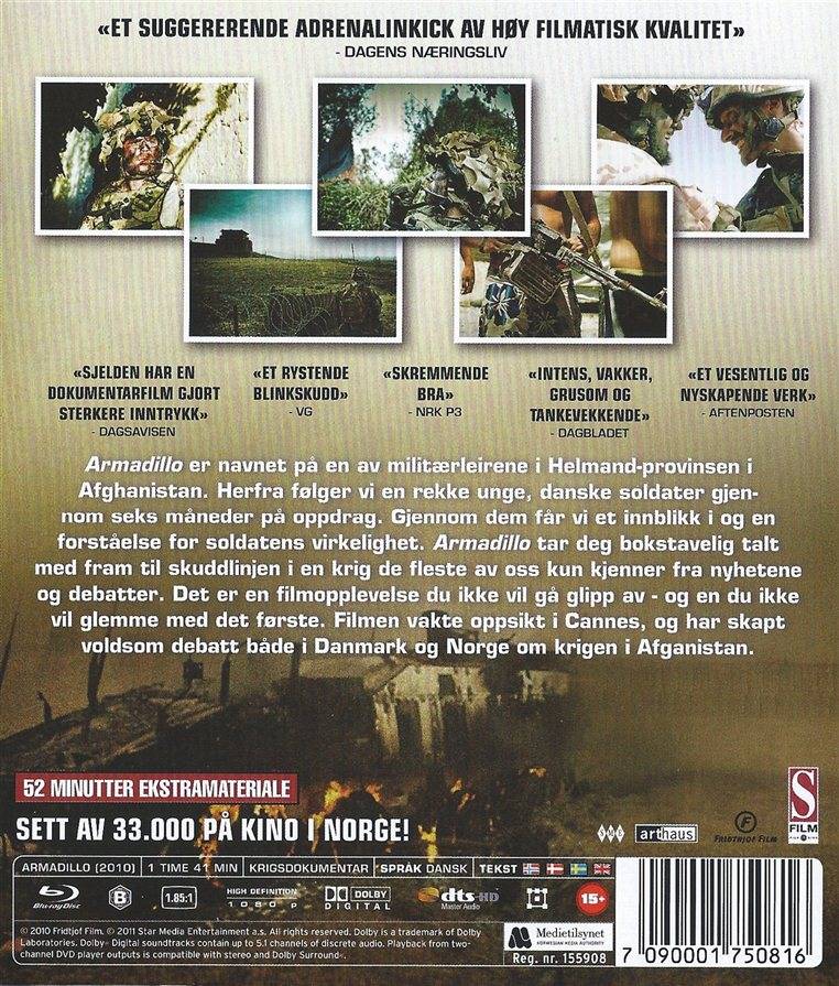 Armadillo (2010) (Blu-ray) (Second-Hand)