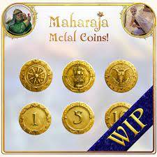 Maharaja Metal Coins (Coins)