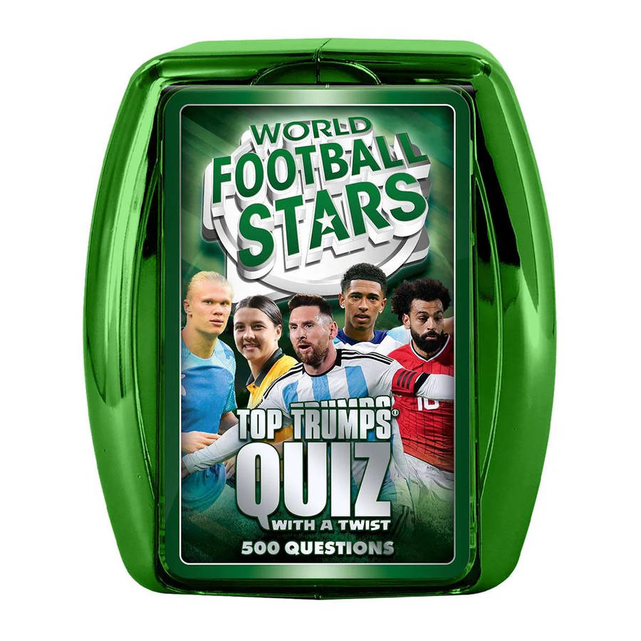 World FootRegion Ball Stars Top Trumps Quiz (Deck Card Games)