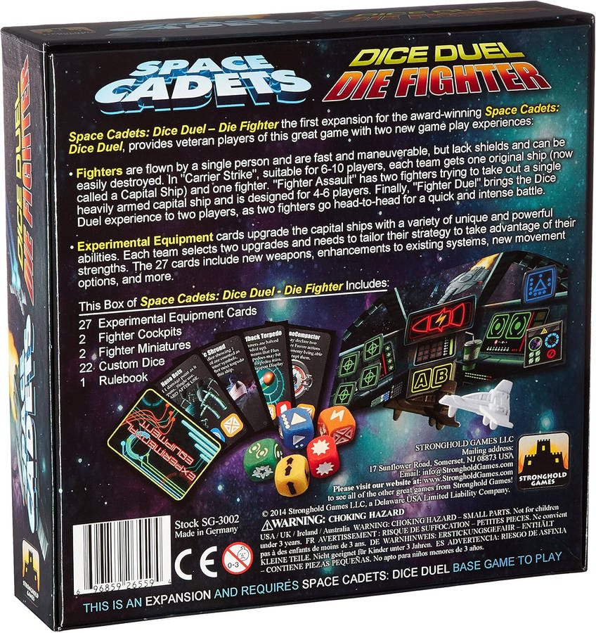 Space Cadets Dice Duel Die Fighter (Dice Sets & Games)