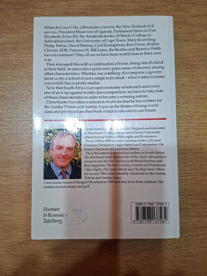 What It Really Takes to Be World Class  Clem Sunter