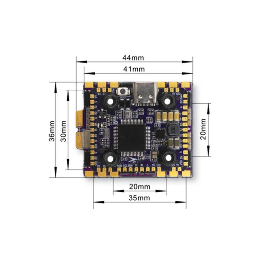 Flycolor Raptor TR20  F7 + 4in1 45A ESC Stack
