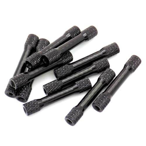 Alu Standoffs M3 35mm Tapered Textured  (8 pcs in a bag)