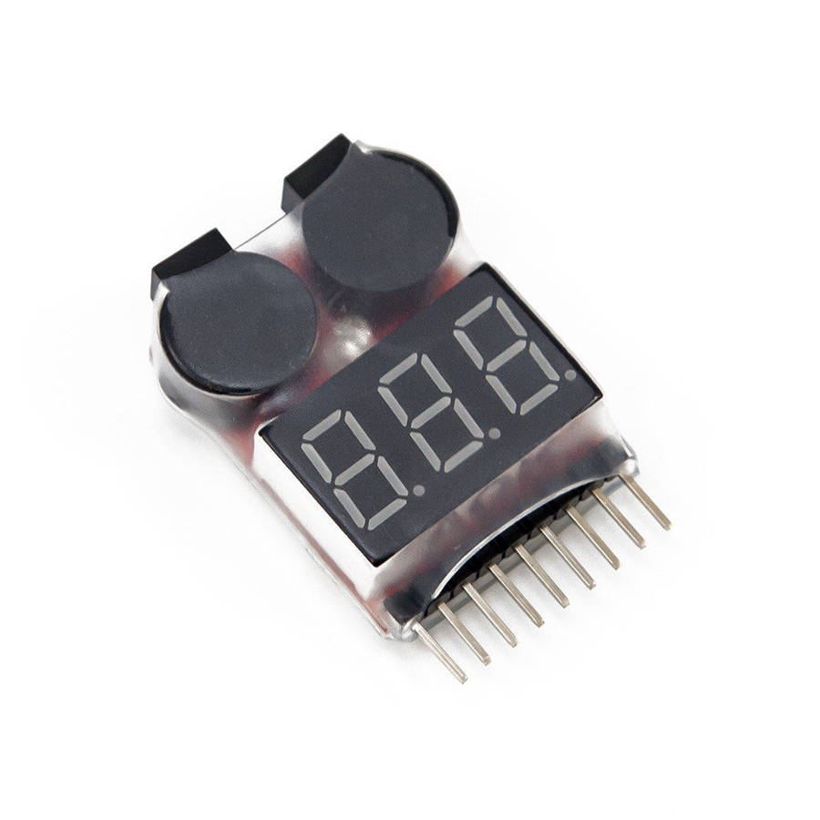 Low Voltage Buzzer Alarm / 1-8S Lipo Battery Voltage Tester