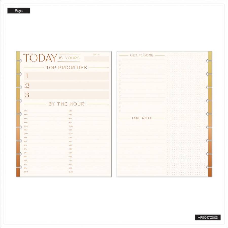 Dashboard Classic Filler Paper - By the Hour