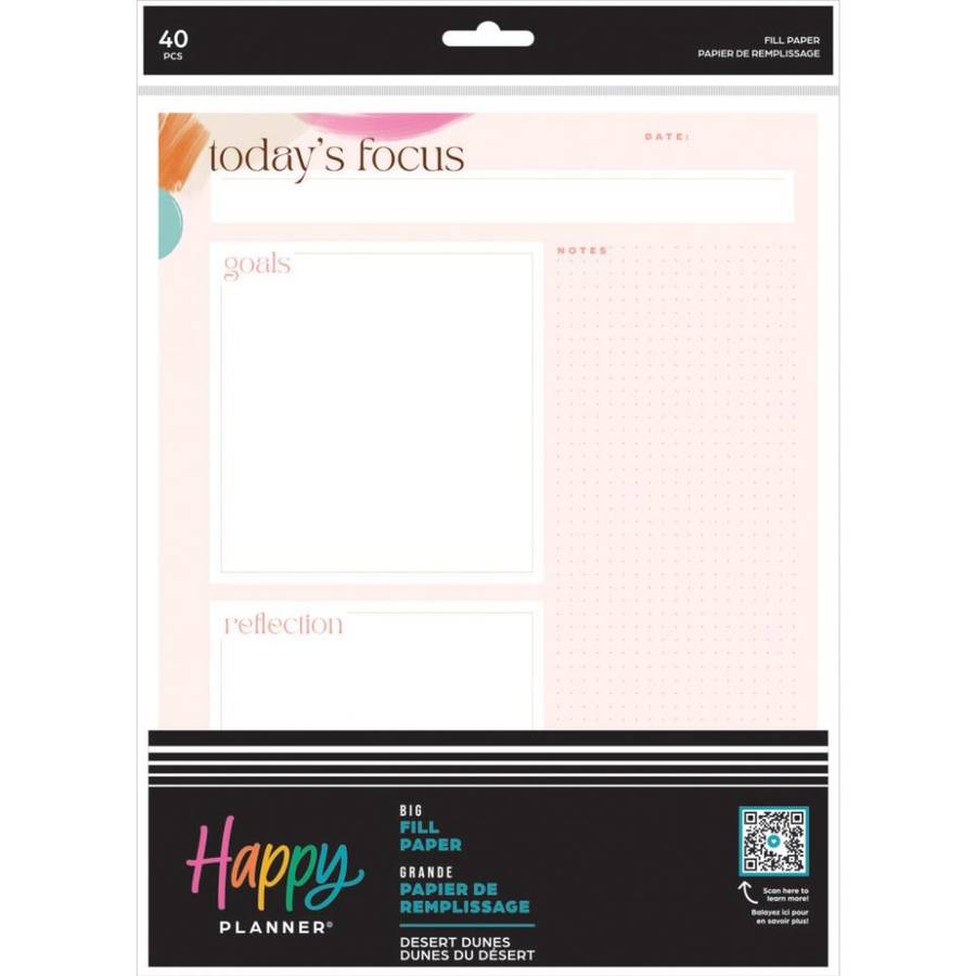 Dashboard BIG Filler Paper - Desert Dunes