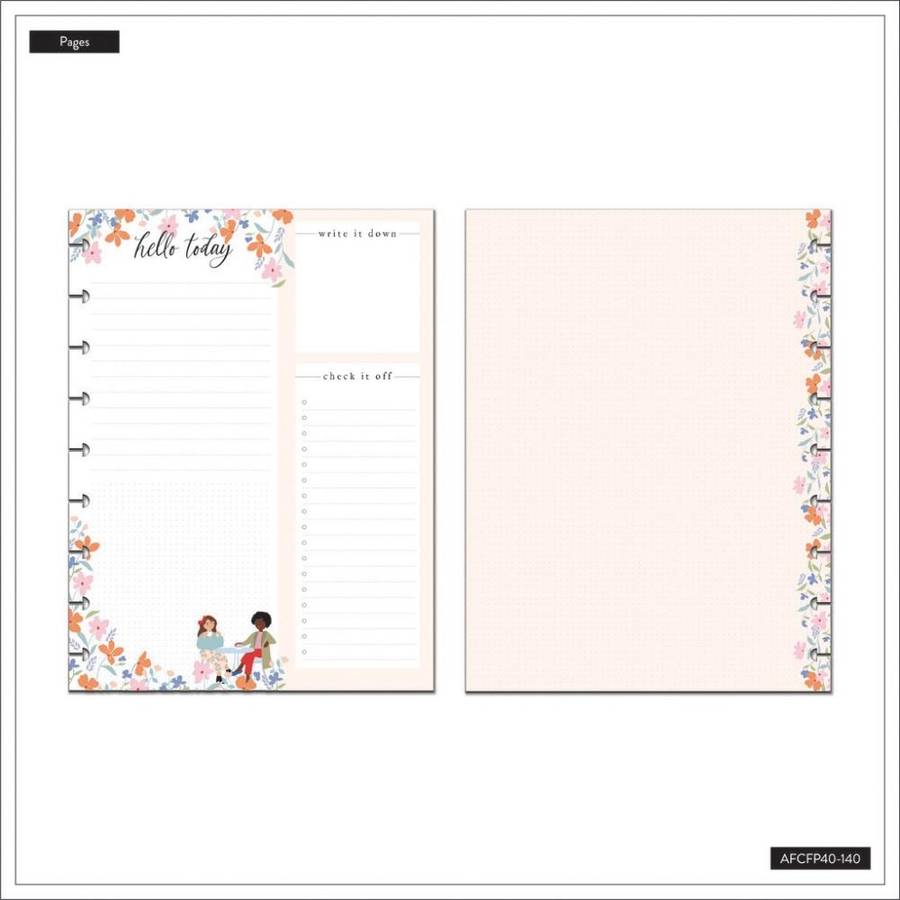 Dashboard + Dot Grid Classic Filler Paper - Happy in Paris