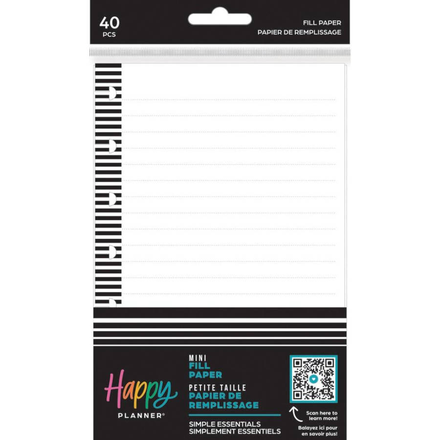 Dotted Lined Mini Filler Paper - Simple Essentials