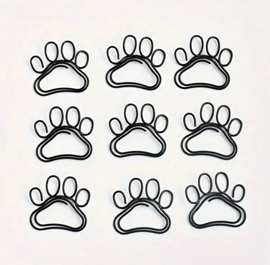 Dog Paw Paper Clips