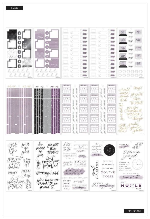 Value Pack Stickers - Girl With Goals