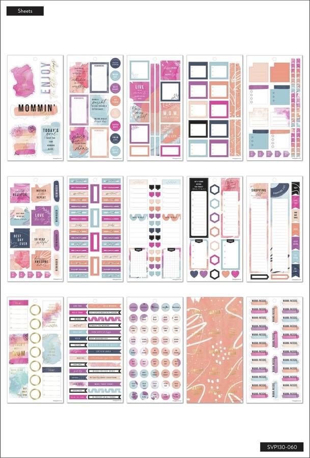 Value Pack Stickers - Happy Mama